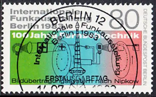 BERLIN 1983 Michel-Nummer 702 gestempelt EINZELMARKE (l)