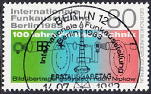 BERLIN 1983 Michel-Nummer 702 gestempelt EINZELMARKE (k)