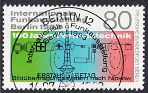BERLIN 1983 Michel-Nummer 702 gestempelt EINZELMARKE (e)