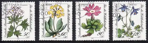 BERLIN 1983 Michel-Nummer 703-706 gestempelt SATZ(4) EINZELMARKEN (b)