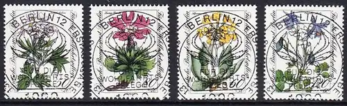 BERLIN 1983 Michel-Nummer 703-706 gestempelt SATZ(4) EINZELMARKEN (d)