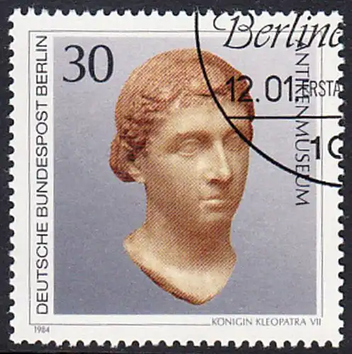 BERLIN 1984 Michel-Nummer 708 gestempelt EINZELMARKE (r)
