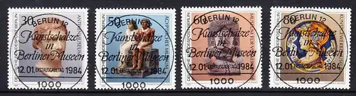 BERLIN 1984 Michel-Nummer 708-711 gestempelt SATZ(4) EINZELMARKEN (c)
