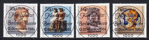 BERLIN 1984 Michel-Nummer 708-711 gestempelt SATZ(4) EINZELMARKEN (d)
