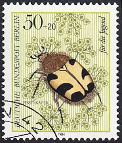 BERLIN 1984 Michel-Nummer 712 gestempelt EINZELMARKE (c)