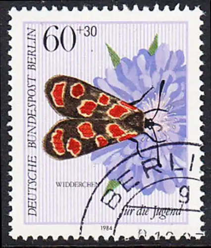 BERLIN 1984 Michel-Nummer 713 gestempelt EINZELMARKE (c)