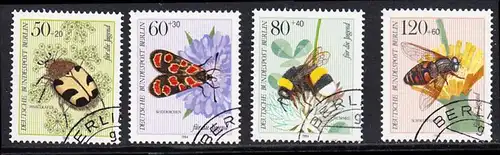 BERLIN 1984 Michel-Nummer 712-715 gestempelt SATZ(4) EINZELMARKEN (c)