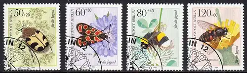 BERLIN 1984 Michel-Nummer 712-715 gestempelt SATZ(4) EINZELMARKEN (e)