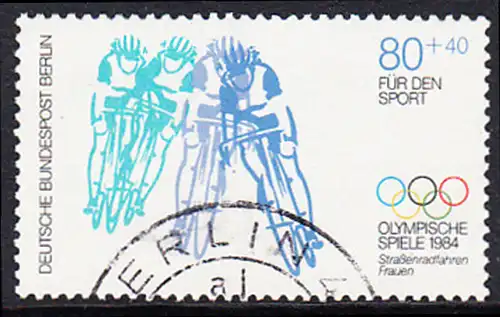 BERLIN 1984 Michel-Nummer 717 gestempelt EINZELMARKE (b)