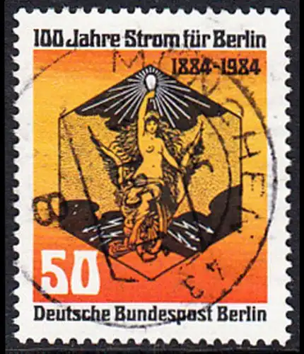 BERLIN 1984 Michel-Nummer 720 gestempelt EINZELMARKE (a)