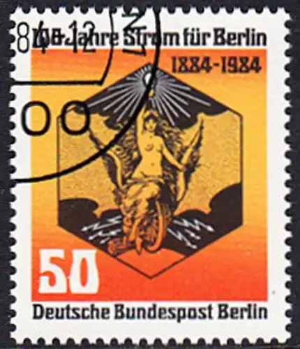 BERLIN 1984 Michel-Nummer 720 gestempelt EINZELMARKE (b)