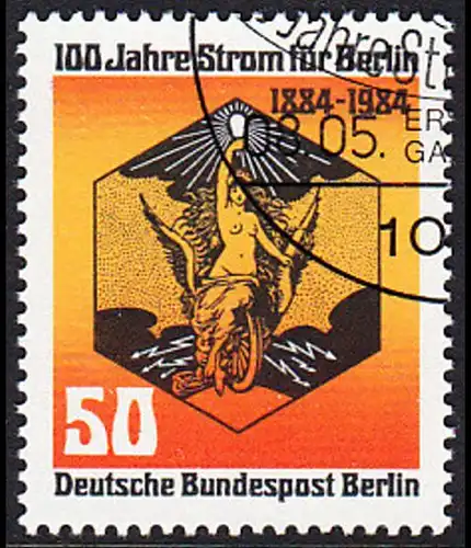 BERLIN 1984 Michel-Nummer 720 gestempelt EINZELMARKE (c)