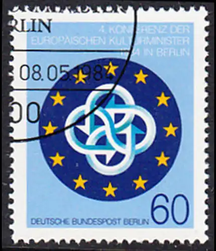 BERLIN 1984 Michel-Nummer 721 gestempelt EINZELMARKE (b)