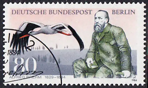 BERLIN 1984 Michel-Nummer 722 gestempelt EINZELMARKE (c)