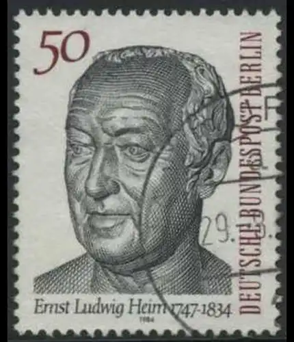 BERLIN 1984 Michel-Nummer 723 gestempelt EINZELMARKE (d)