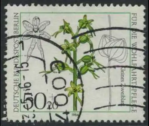 BERLIN 1984 Michel-Nummer 724 gestempelt EINZELMARKE (f)