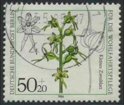 BERLIN 1984 Michel-Nummer 724 gestempelt EINZELMARKE (e)