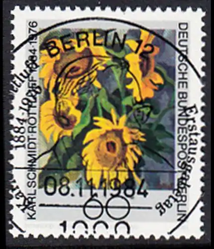 BERLIN 1984 Michel-Nummer 728 gestempelt EINZELMARKE (d)