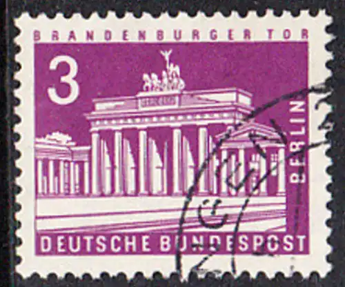 BERLIN 1963 Michel-Nummer 231 gestempelt EINZELMARKE (p_d)