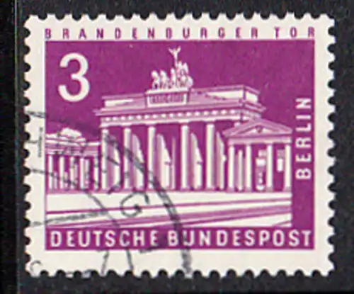 BERLIN 1963 Michel-Nummer 231 gestempelt EINZELMARKE (h)