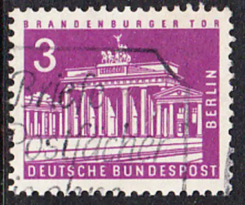 BERLIN 1963 Michel-Nummer 231 gestempelt EINZELMARKE (g)