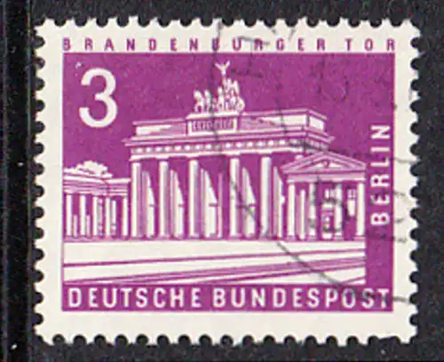 BERLIN 1963 Michel-Nummer 231 gestempelt EINZELMARKE (f)