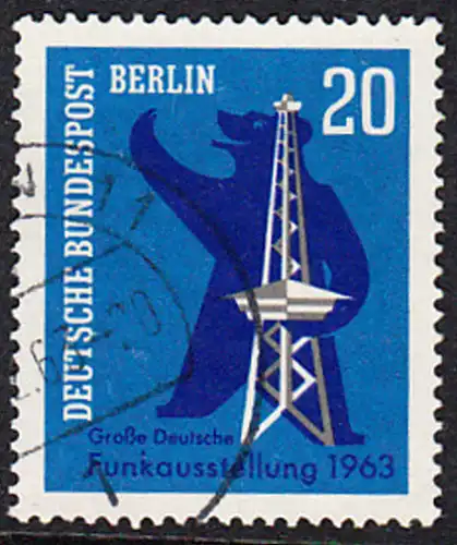 BERLIN 1963 Michel-Nummer 232 gestempelt EINZELMARKE (f)