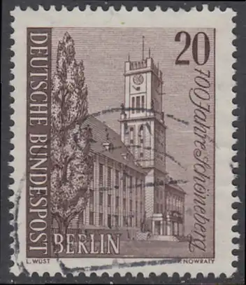 BERLIN 1964 Michel-Nummer 233 gestempelt EINZELMARKE (p)