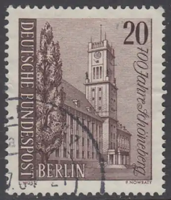 BERLIN 1964 Michel-Nummer 233 gestempelt EINZELMARKE (m)