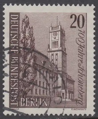 BERLIN 1964 Michel-Nummer 233 gestempelt EINZELMARKE (e)