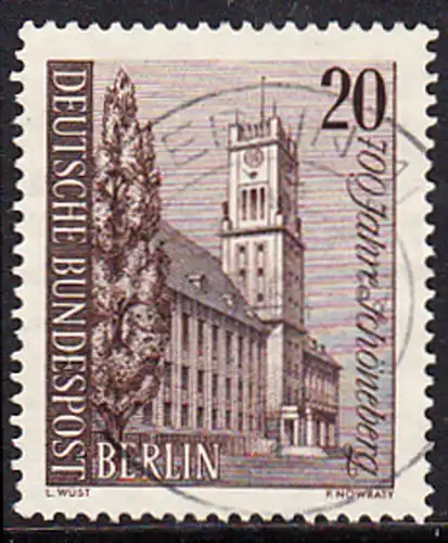 BERLIN 1964 Michel-Nummer 233 gestempelt EINZELMARKE (g)
