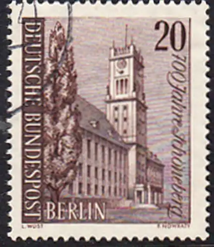 BERLIN 1964 Michel-Nummer 233 gestempelt EINZELMARKE (d)