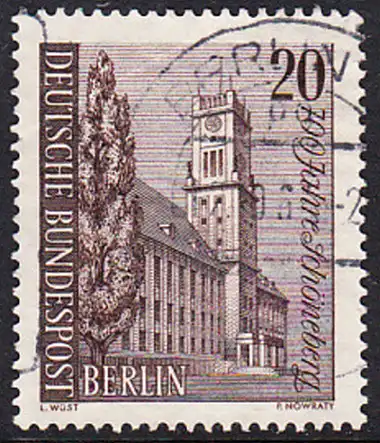 BERLIN 1964 Michel-Nummer 233 gestempelt EINZELMARKE (a)