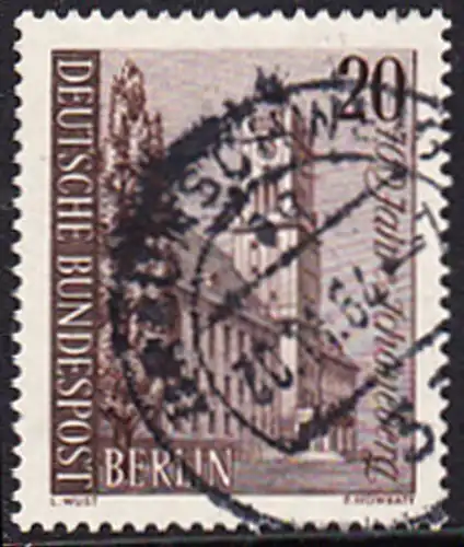 BERLIN 1964 Michel-Nummer 233 gestempelt EINZELMARKE (k)