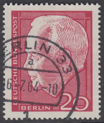 BERLIN 1964 Michel-Nummer 234 gestempelt EINZELMARKE (e)