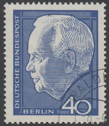 BERLIN 1964 Michel-Nummer 235 gestempelt EINZELMARKE (d)