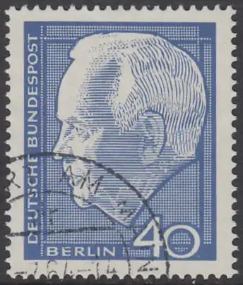 BERLIN 1964 Michel-Nummer 235 gestempelt EINZELMARKE (l)