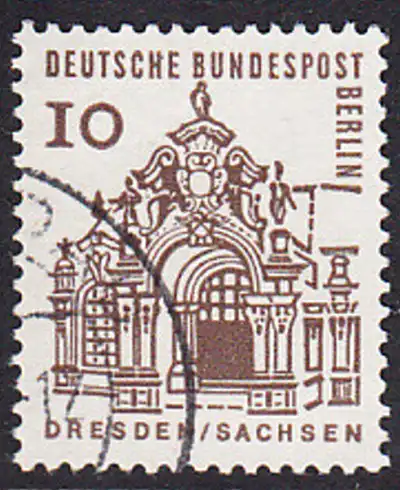 BERLIN 1964 Michel-Nummer 242 gestempelt EINZELMARKE (a)