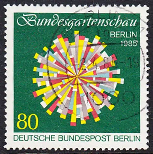 BERLIN 1985 Michel-Nummer 734 gestempelt EINZELMARKE (a)