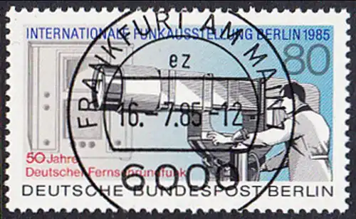 BERLIN 1985 Michel-Nummer 741 gestempelt EINZELMARKE (b)