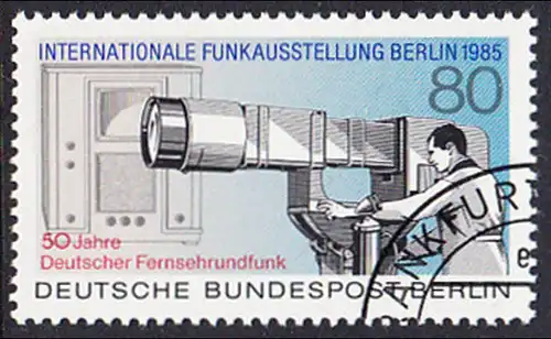 BERLIN 1985 Michel-Nummer 741 gestempelt EINZELMARKE (a)
