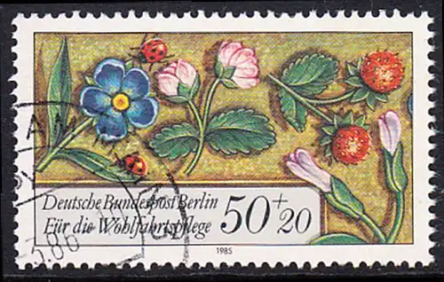 BERLIN 1985 Michel-Nummer 744 gestempelt EINZELMARKE (c)