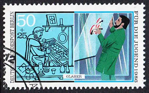 BERLIN 1986 Michel-Nummer 754 gestempelt EINZELMARKE (a)