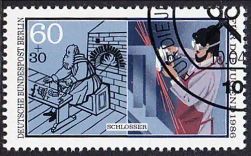 BERLIN 1986 Michel-Nummer 755 gestempelt EINZELMARKE (b)