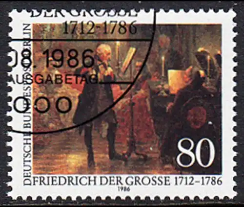 BERLIN 1986 Michel-Nummer 764 gestempelt EINZELMARKE (b)