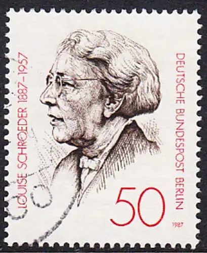 BERLIN 1987 Michel-Nummer 779 gestempelt EINZELMARKE (b)