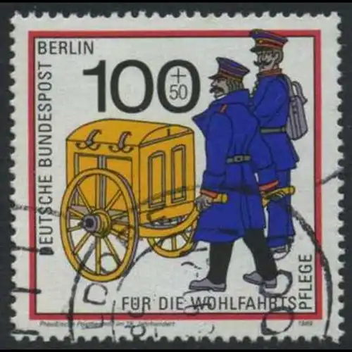 BERLIN 1989 Michel-Nummer 854 gestempelt EINZELMARKE (e)