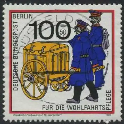 BERLIN 1989 Michel-Nummer 854 gestempelt EINZELMARKE (c)