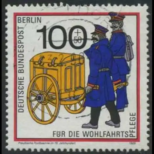 BERLIN 1989 Michel-Nummer 854 gestempelt EINZELMARKE (f)