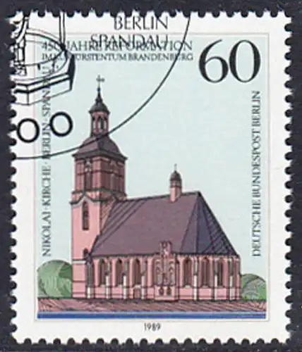 BERLIN 1989 Michel-Nummer 855 gestempelt EINZELMARKE (a)